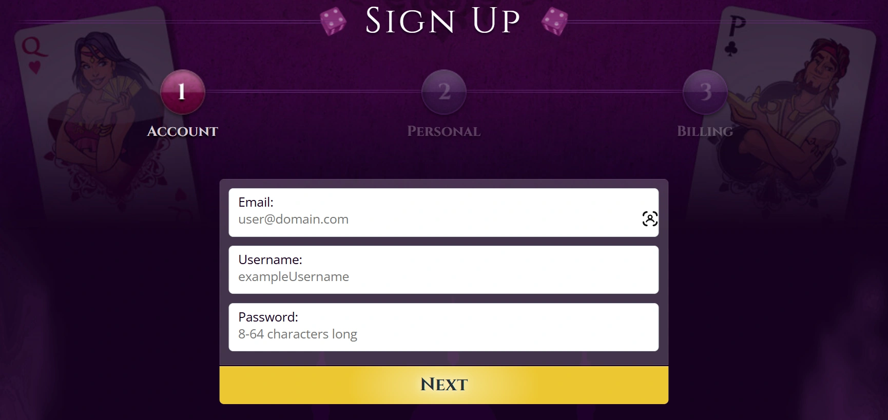 Login and Registration at Aladdin's Gold Casino